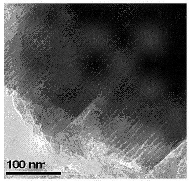 Mesoporous macromolecule/silicon oxide nanocomposite with layered channel structure and preparation method thereof