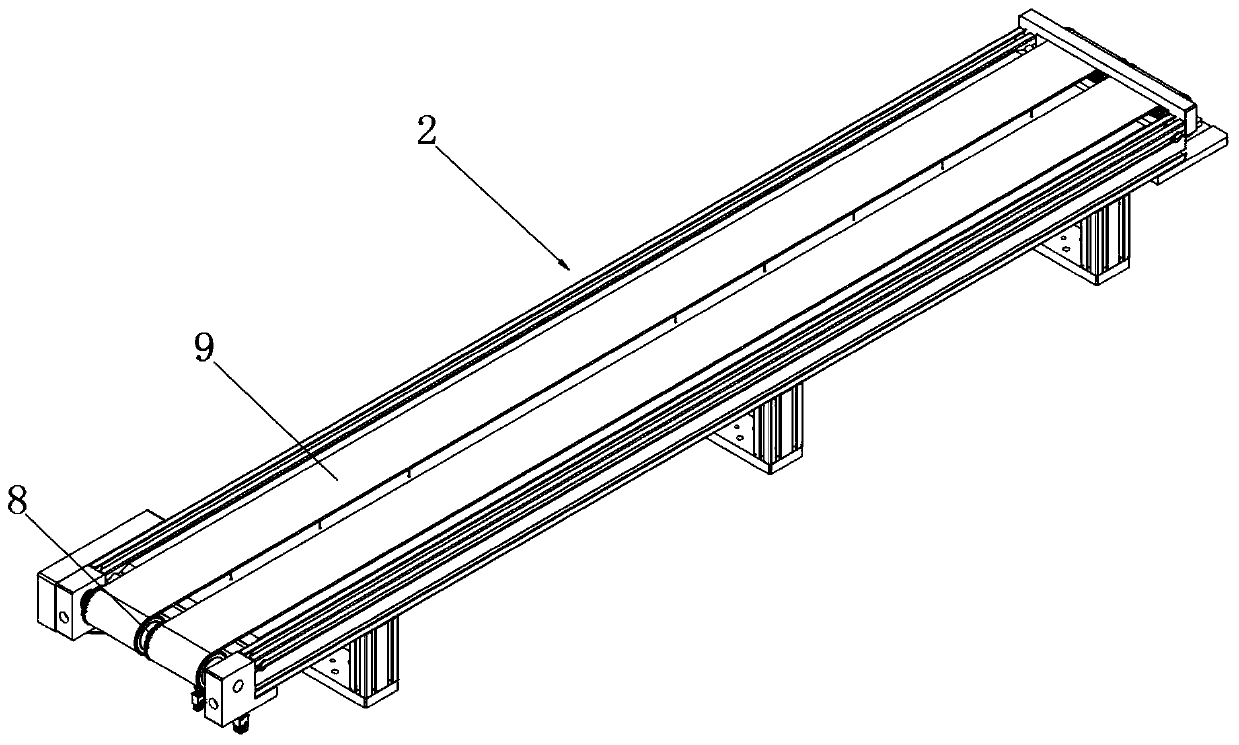 Automatic production line for a gearbox shell plate punching