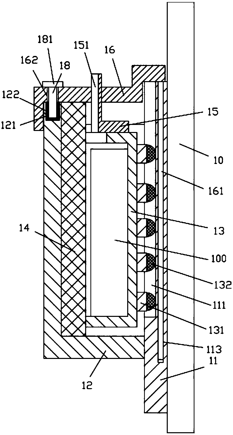 Explosion-proof box body for controller of marine communication equipment