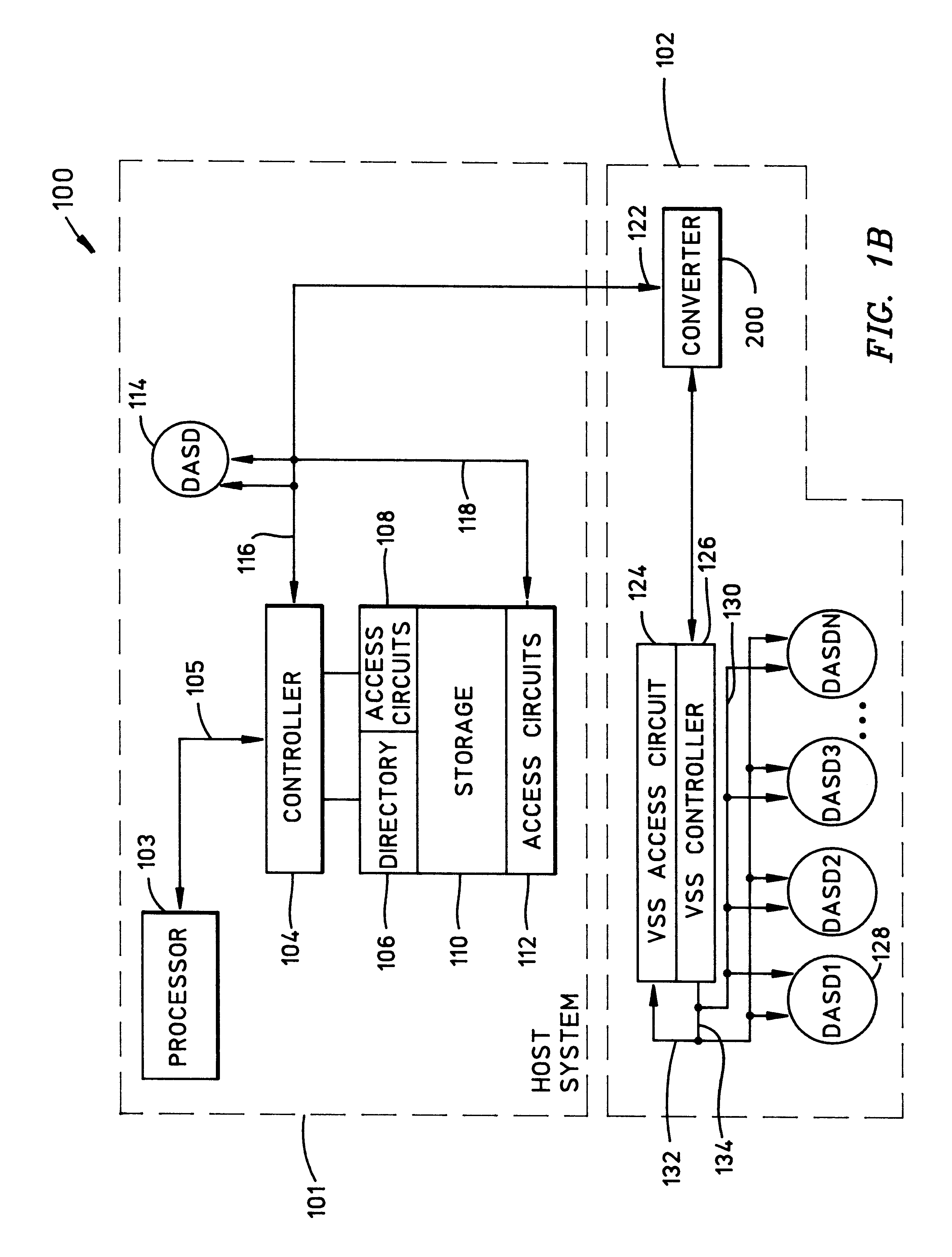 Apparatus and method for allowing existing ECKD MVS DASD using an ESCON interface to be used by an open storage using SCSI-type interface