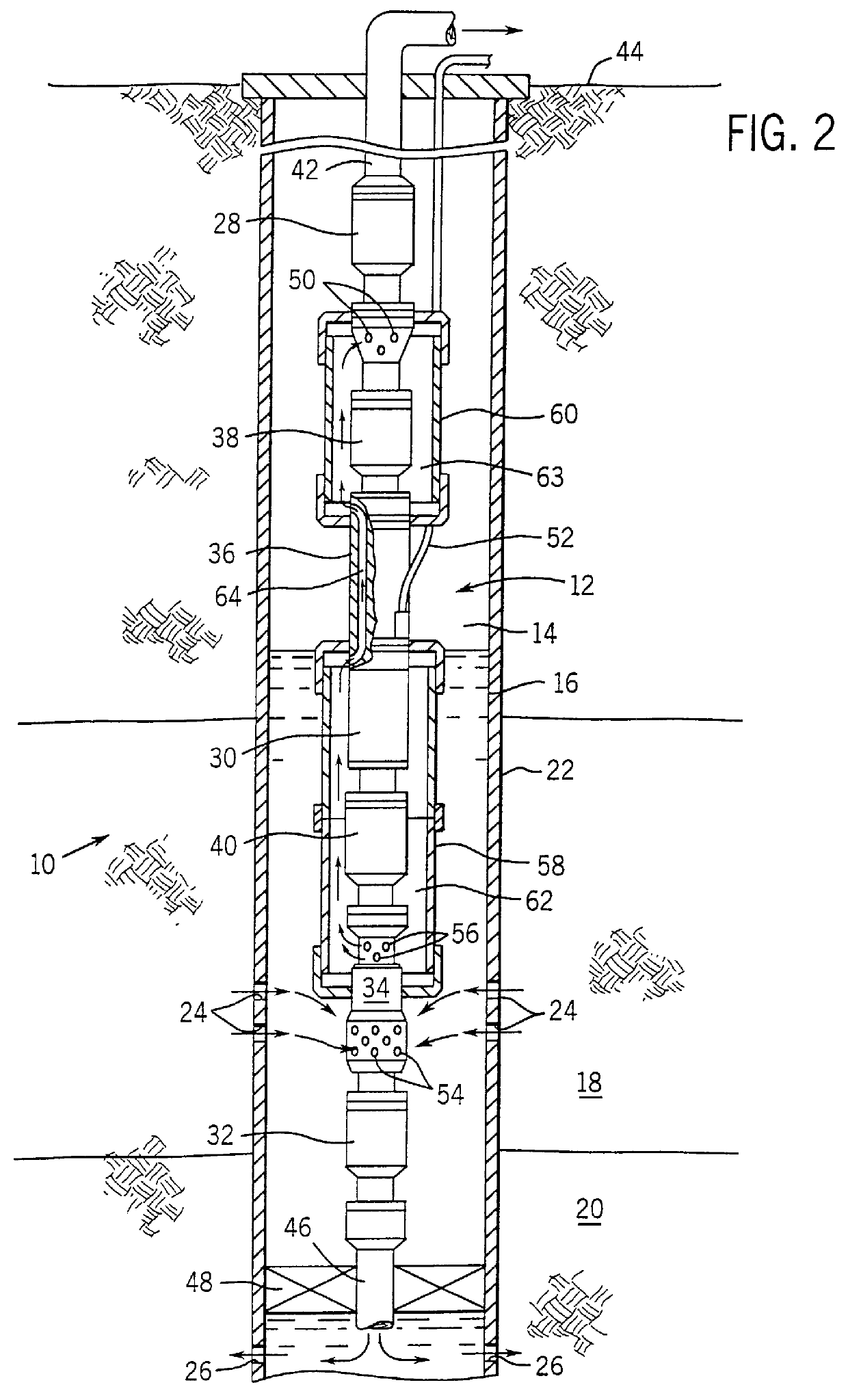 Adjustable shroud for a submergible pumping system and pumping system incorporating same