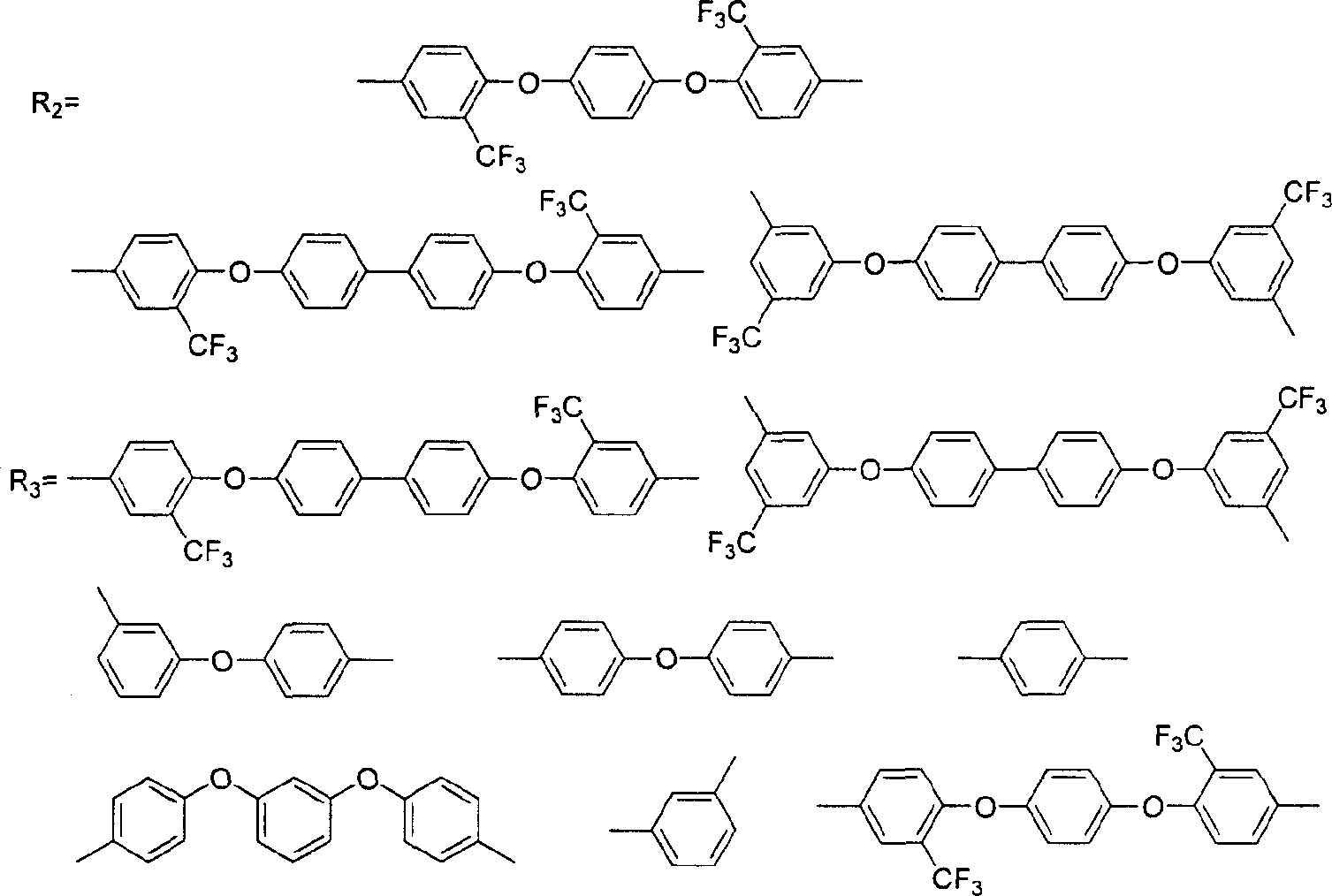 Fluorine-containing thermoplastic polyimide polymer and preparation method thereof