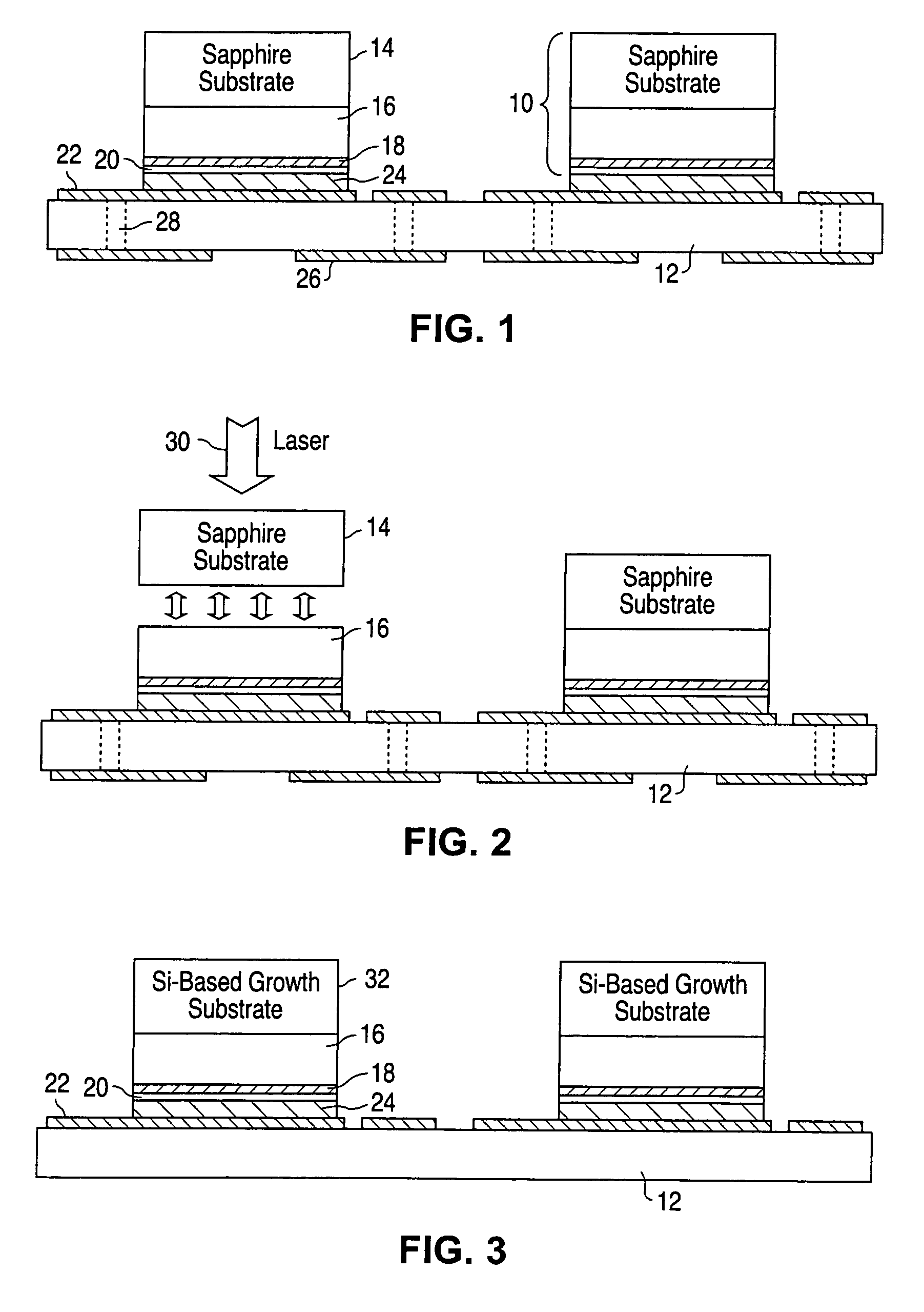 Package-integrated thin film LED