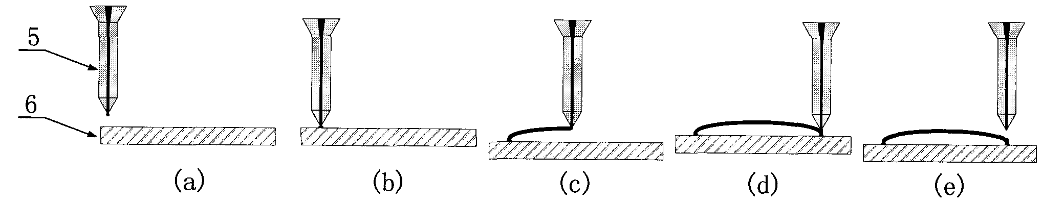 Preparation method for micro-nano piezoelectric fiber