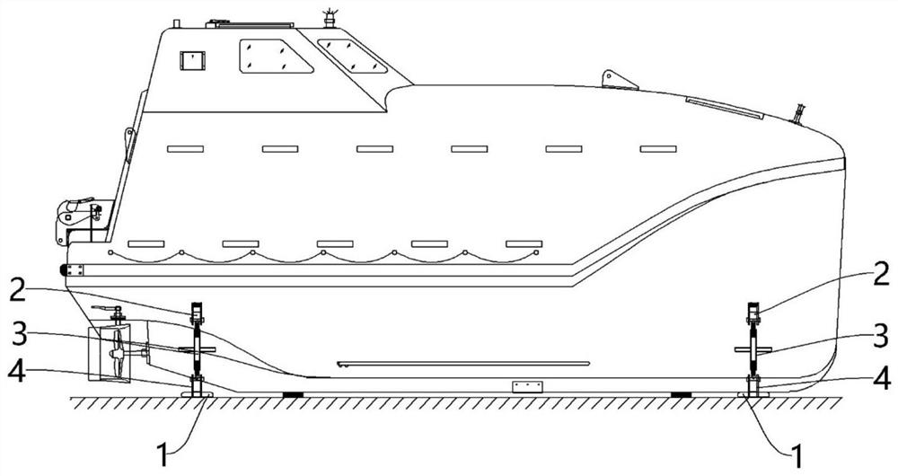 Adjustable skiff storage tool