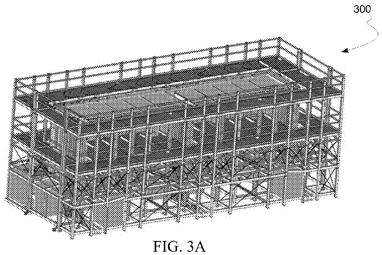 Portable robotic casting of volumetric modular building components