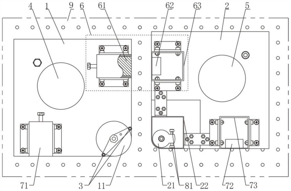 A simulation device for manipulating the configuration of micro-satellites using the interaction force of high-temperature superconducting permanent magnets