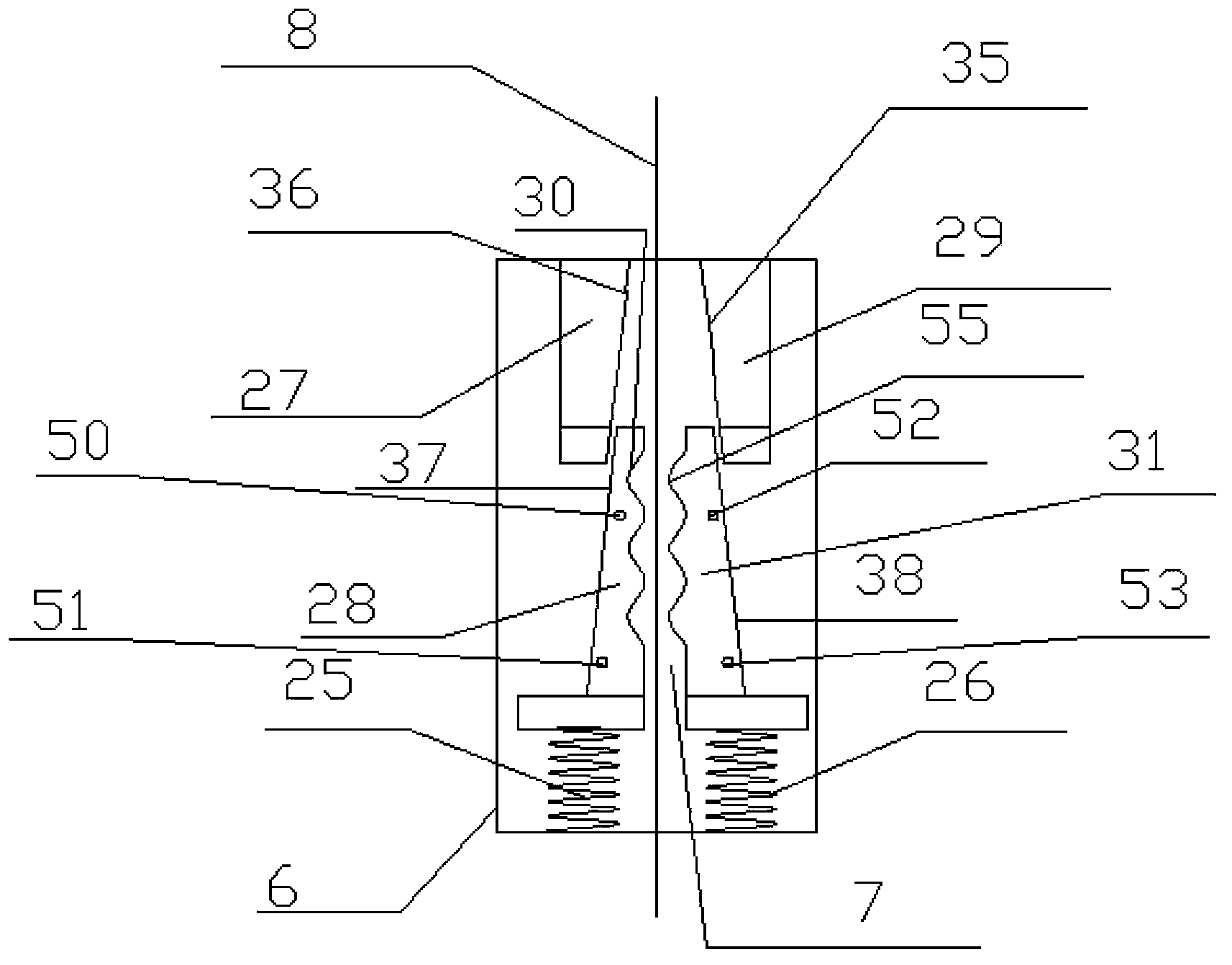 Anti-drop system of construction elevator