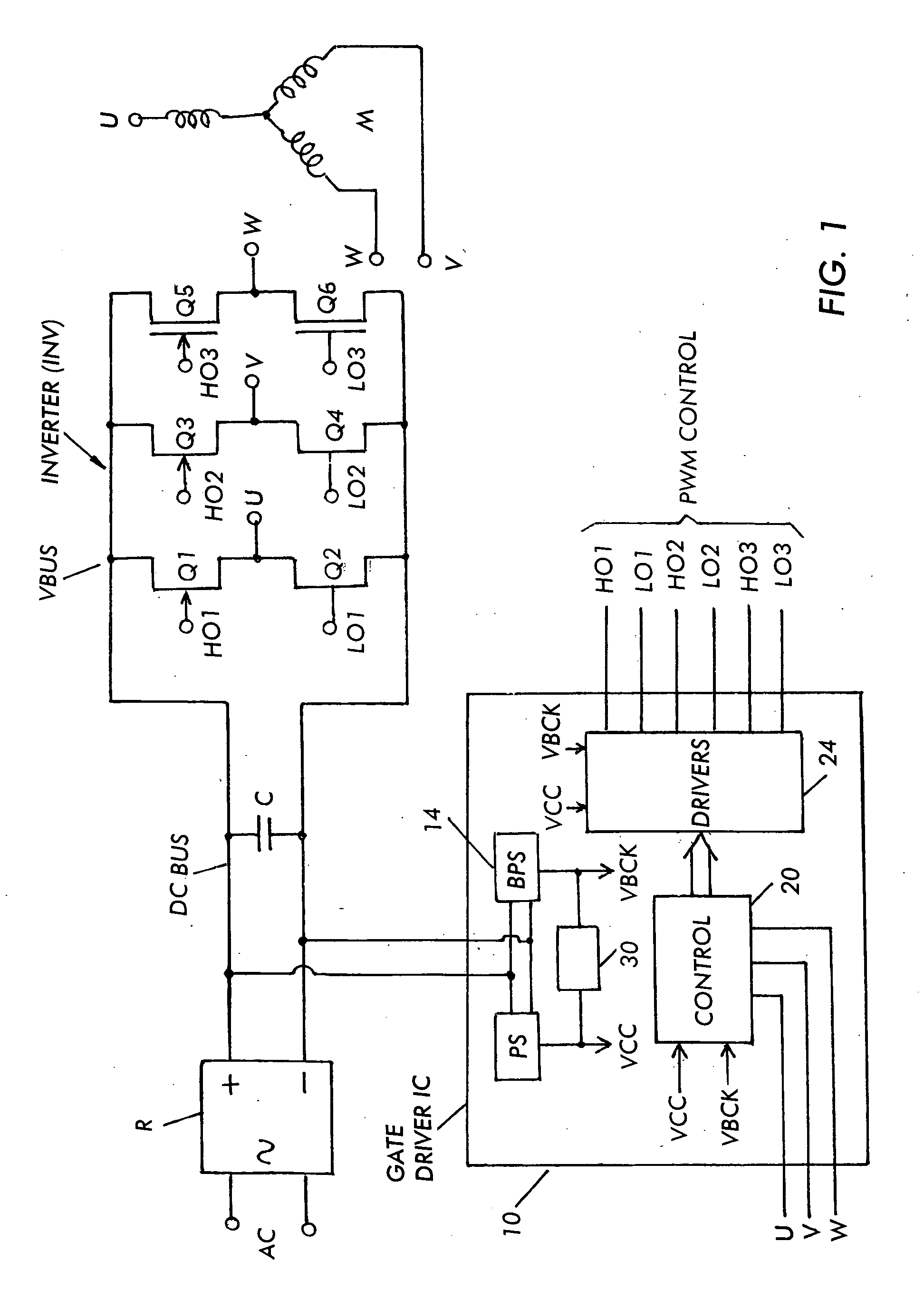 Protection circuit for permanent magnet synchronous motor in filed weakening operation