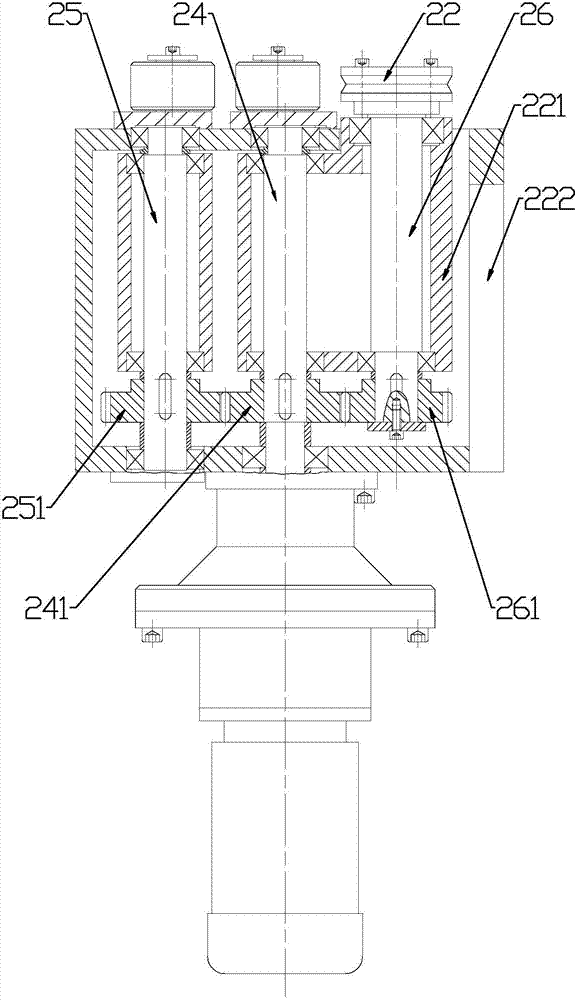 Wire feeding device for spring processing