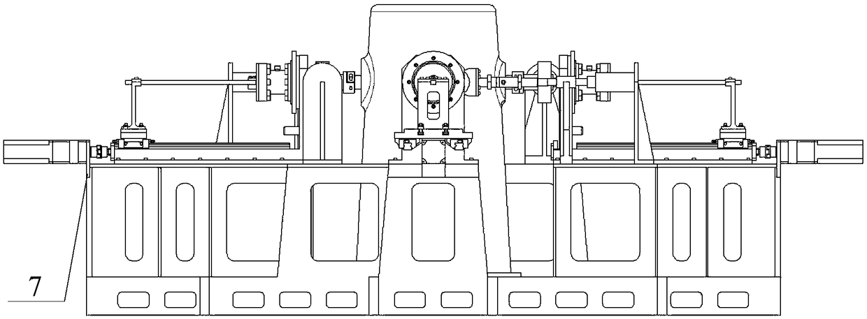 Integrated test platform for dynamic performance of aircraft steering gear