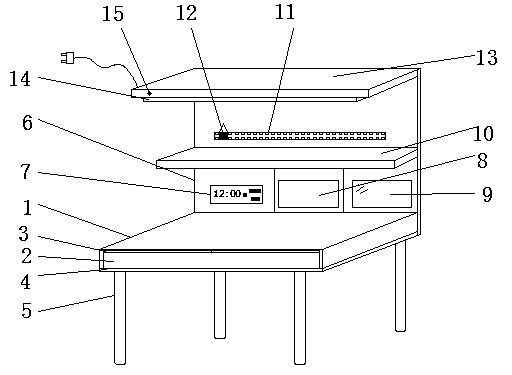 Detachable multifunctional desk