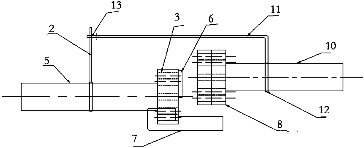 Quick mounting device for underwater expansion bend and mounting method of quick mounting device