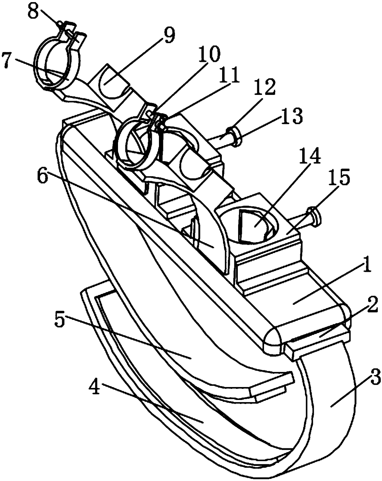 Dialysis fixation device used in nephrology department