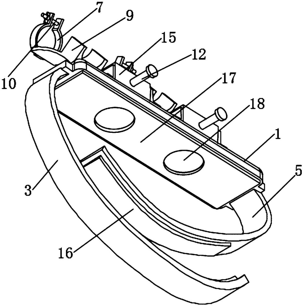 Dialysis fixation device used in nephrology department