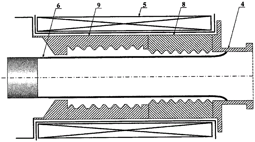 Relativistic backward wave oscillator for generating linearly polarized TE11 mode directly