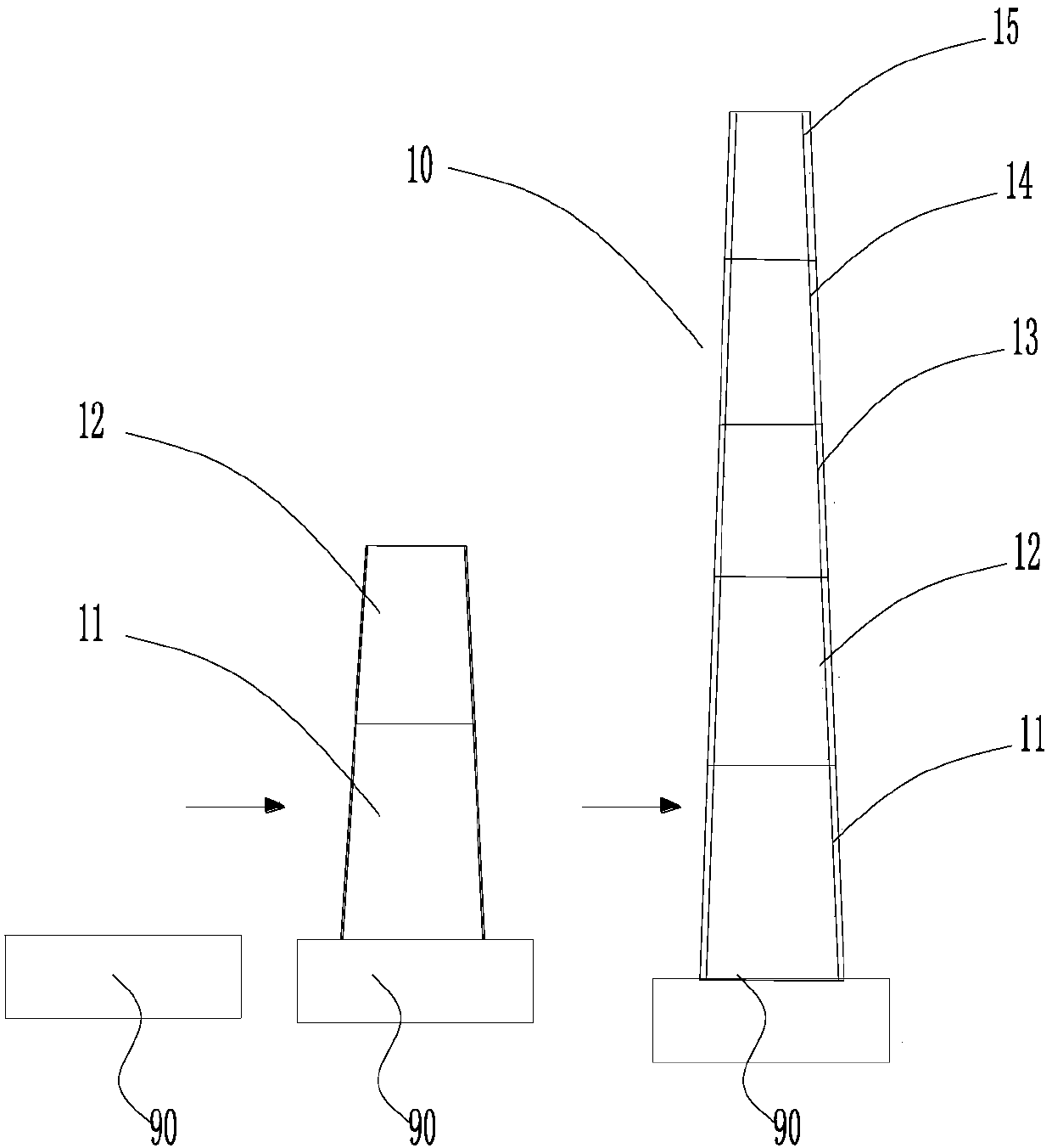 Streamline body and equipment for restraining vibration of enclosure structure and tower barrel hoisting method