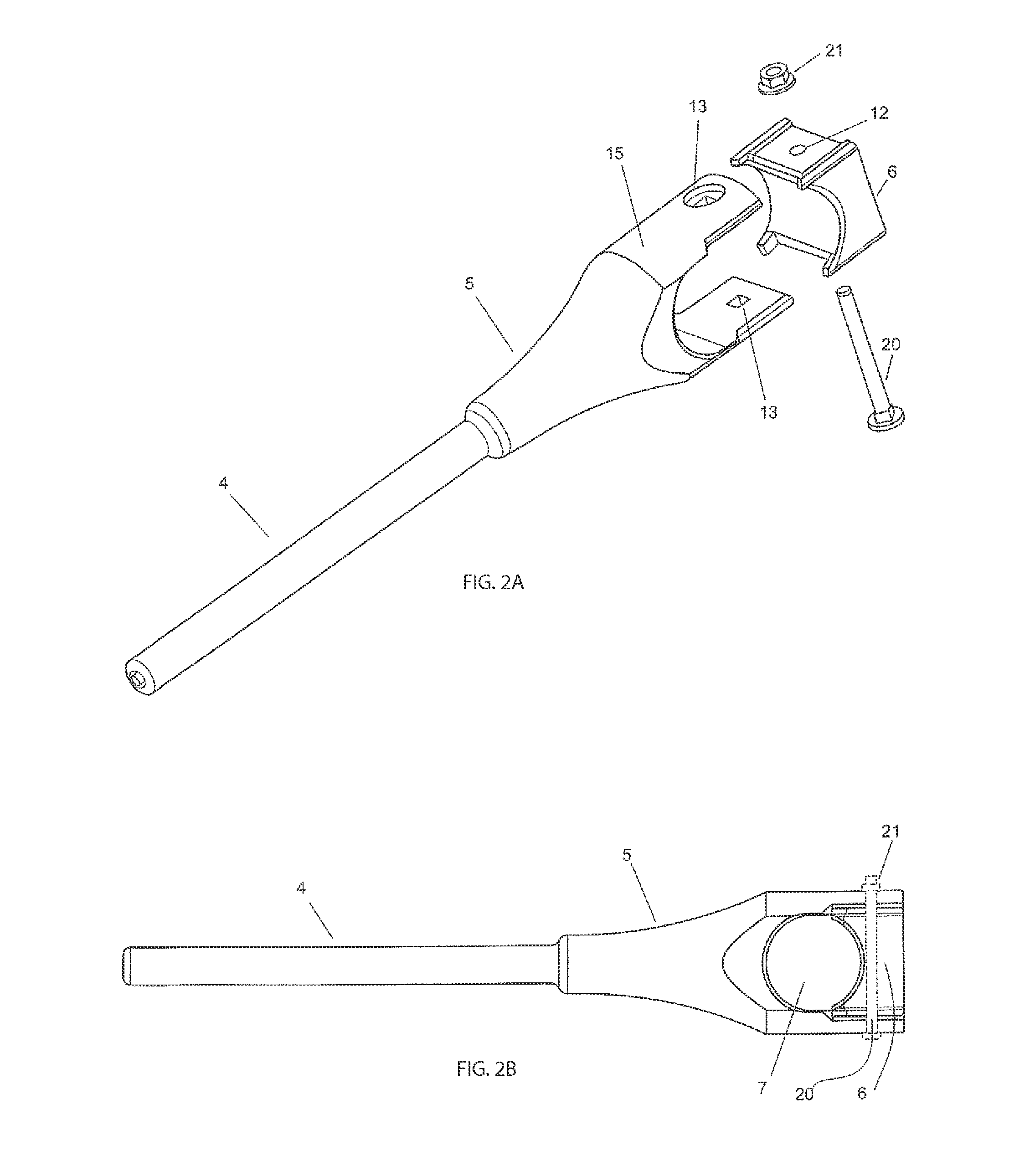 Retractile Finger For Fitting To Grain Harvester Auger Main Shaft