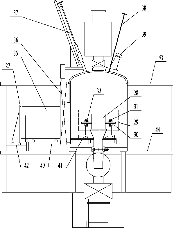 Vacuum melting quick-setting equipment with secondary cooling and quick-setting alloy manufacturing method