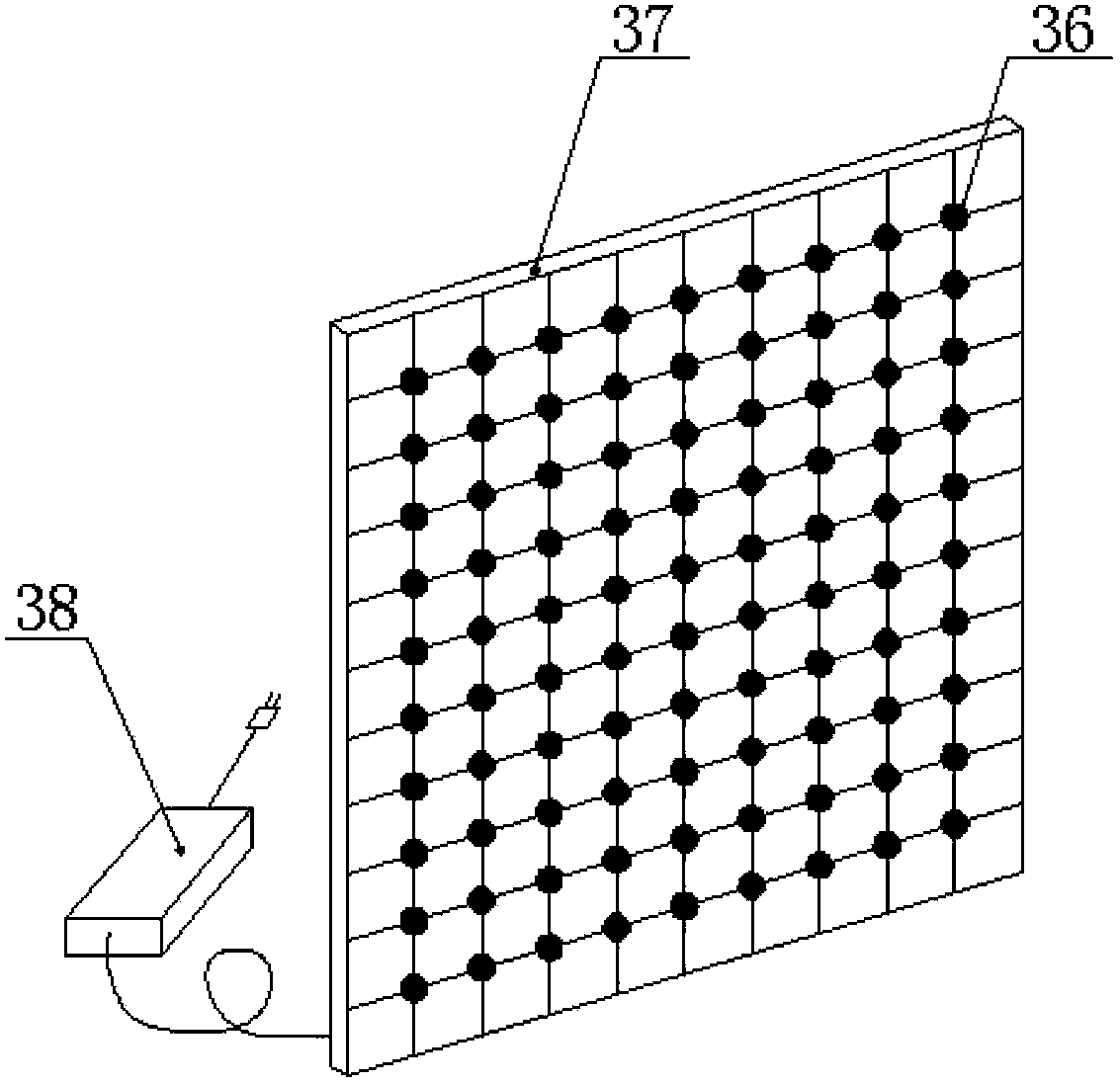 Method and device for measuring movement locus of automatic tool changing mechanical arm