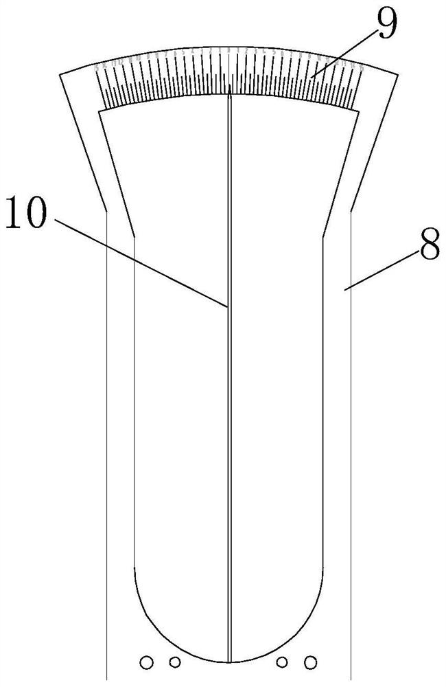 Rotor aluminum strip detection device and rotor aluminum strip detection method