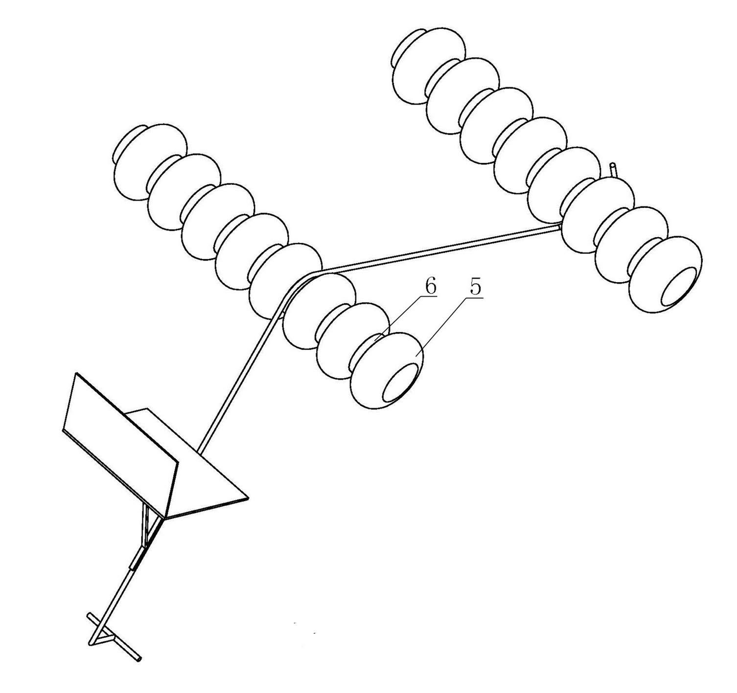 Operation stand for exchanging insulators