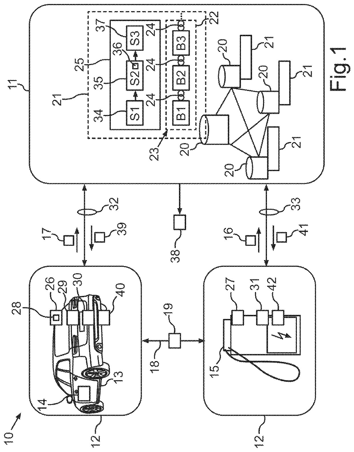 Method and system for quantitative energy verification of an electric charging process and server device for the system