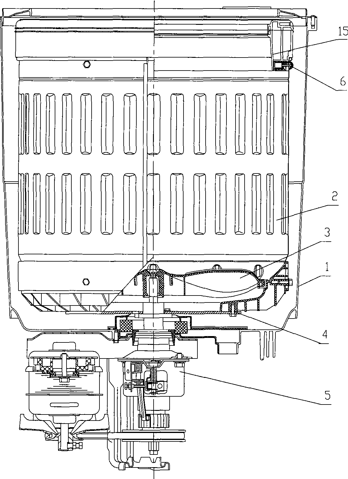 Vertical rolling washing machine and control method thereof