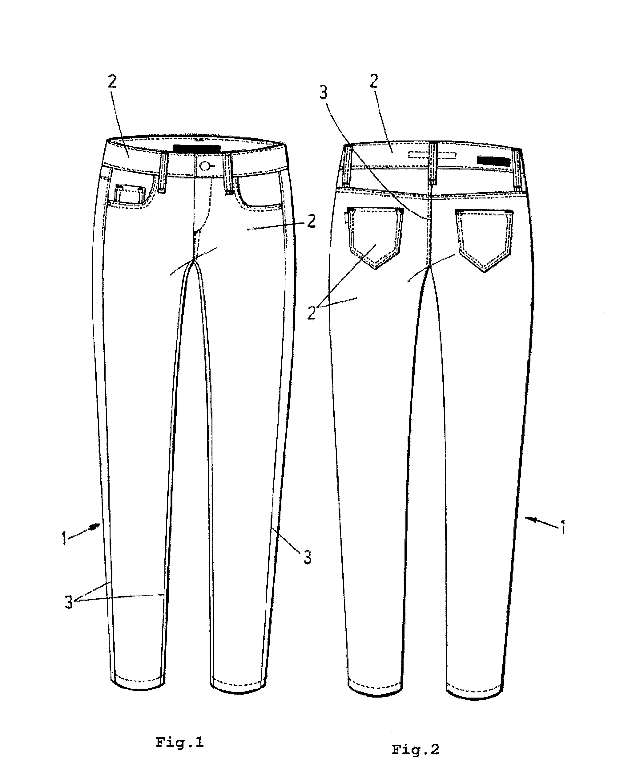 Garment and manufacturing method