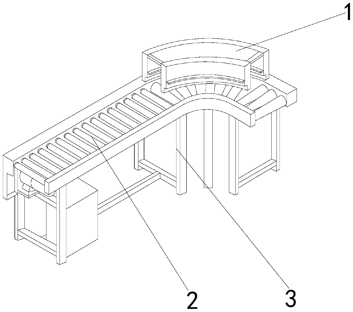 Assembly line equipment for producing aluminum profiles