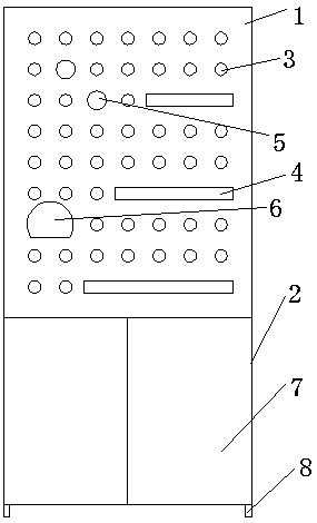 Adjustable rotary storage device