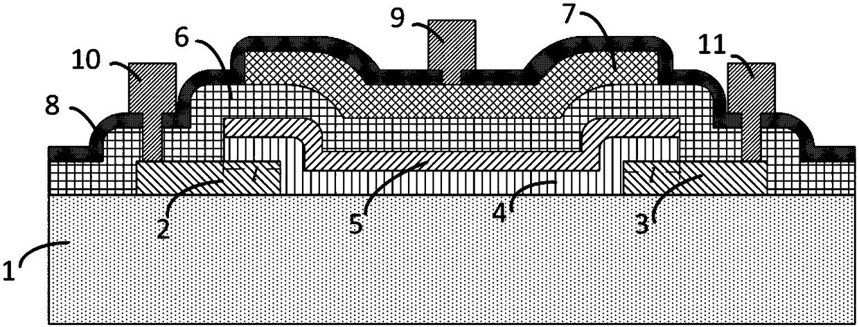 A kind of thin film transistor based on zinc oxide thin film