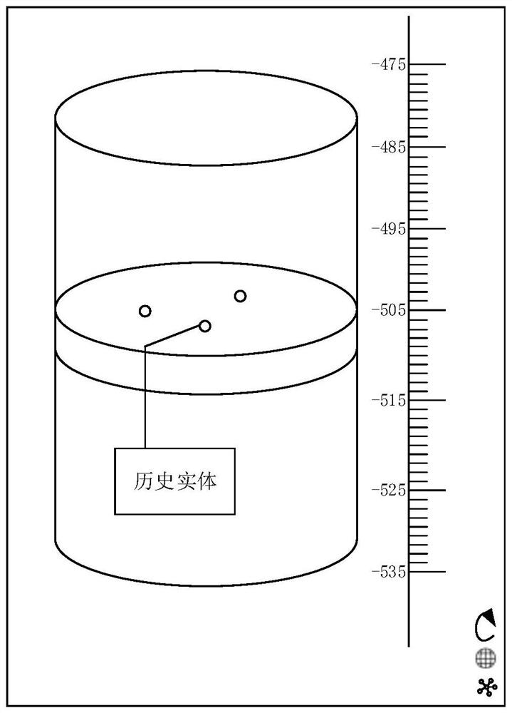 Display method, device and equipment of historical entity data