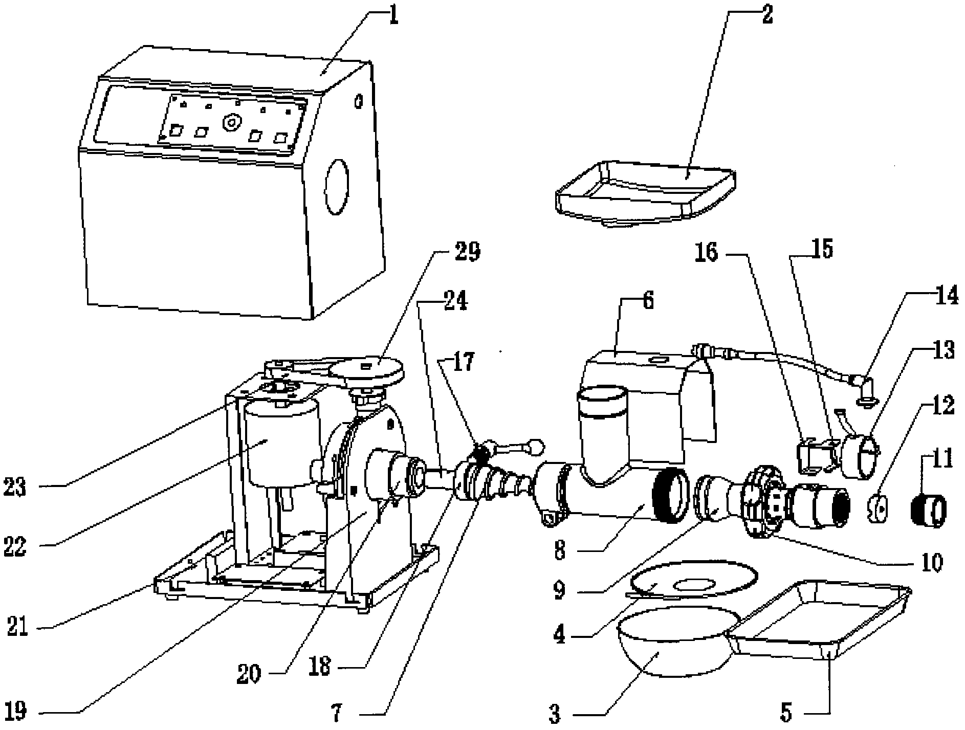 Household miniature oil press