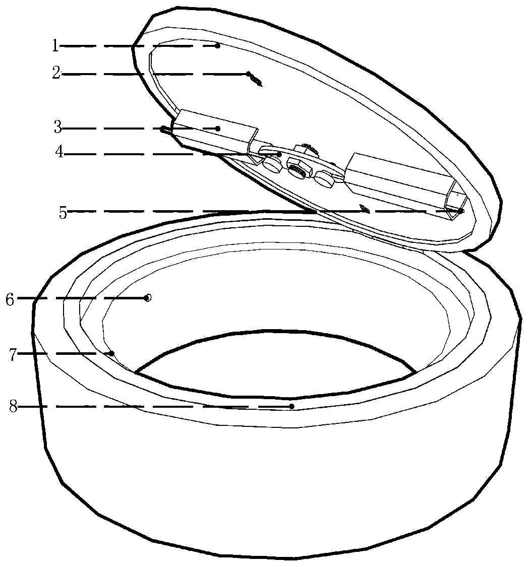 Semi-open explosion-proof well cover for launch position