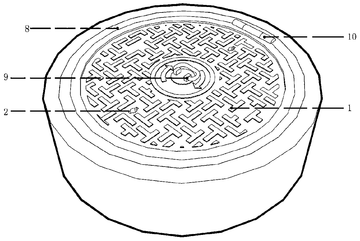 Semi-open explosion-proof well cover for launch position