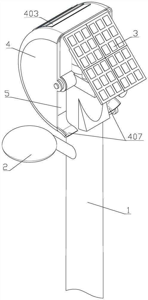 Automatic rainproof solar street lamp