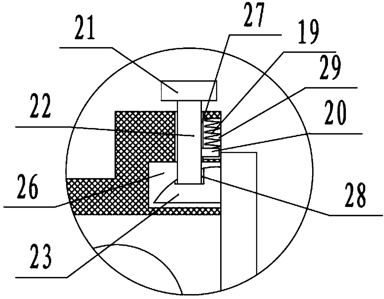 Cleaning device for control cabinet