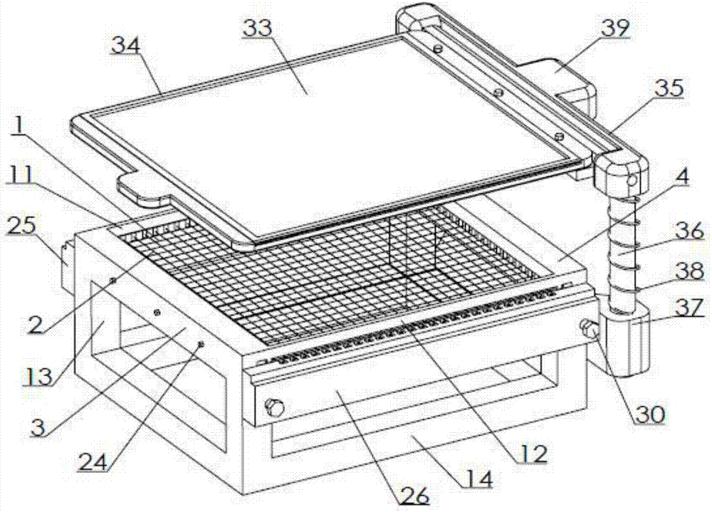 A wire type kiwi fruit cutting device