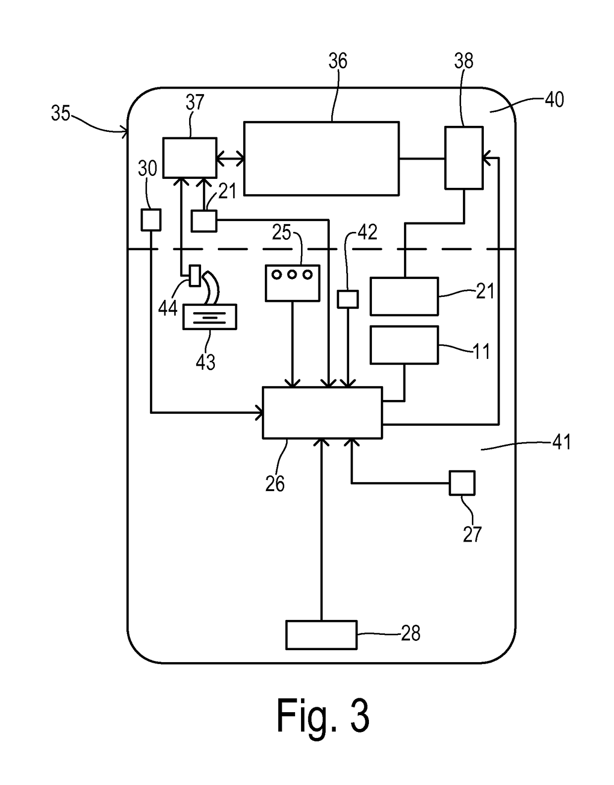 Vehicular HVAC system with modified air recirculation for start-stop engine