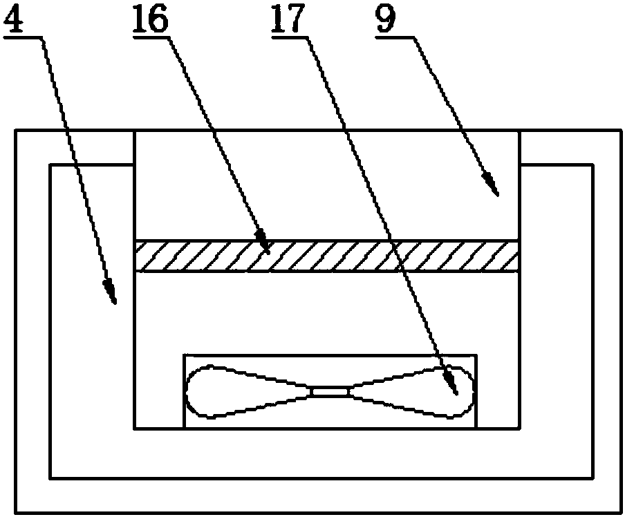 Cloth breaking machine in textile field