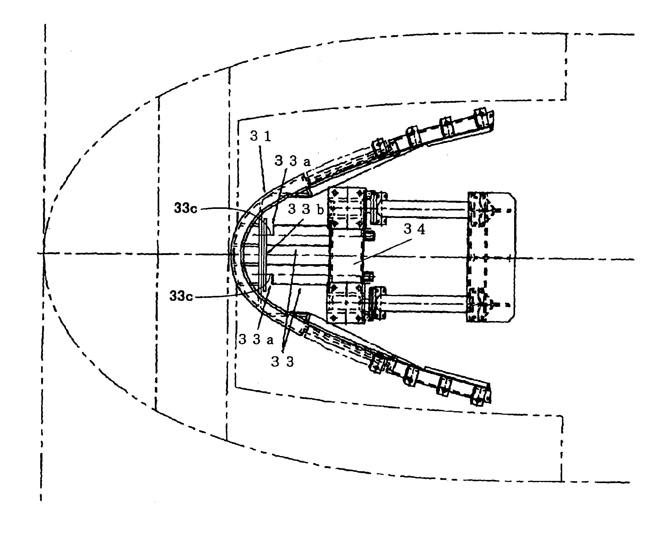 Collision energy absorbing structure of vehicle