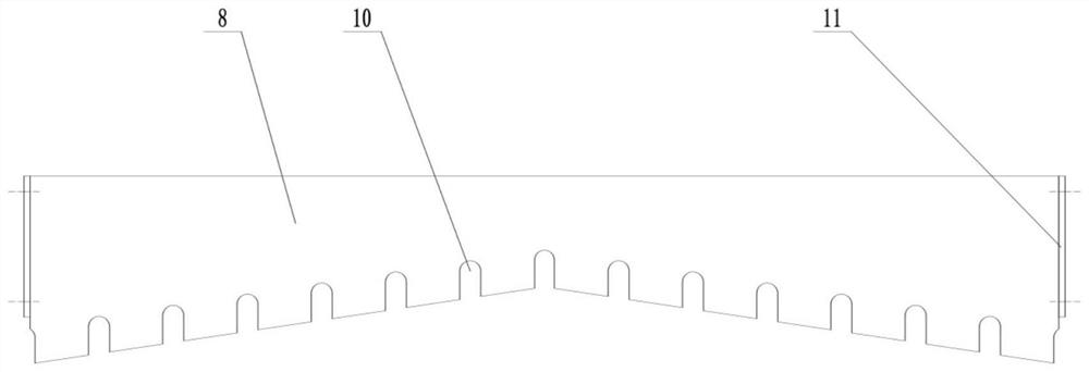 Polygonal-section bridge pier stud reinforcement cage integral hoisting and binding jig and using method