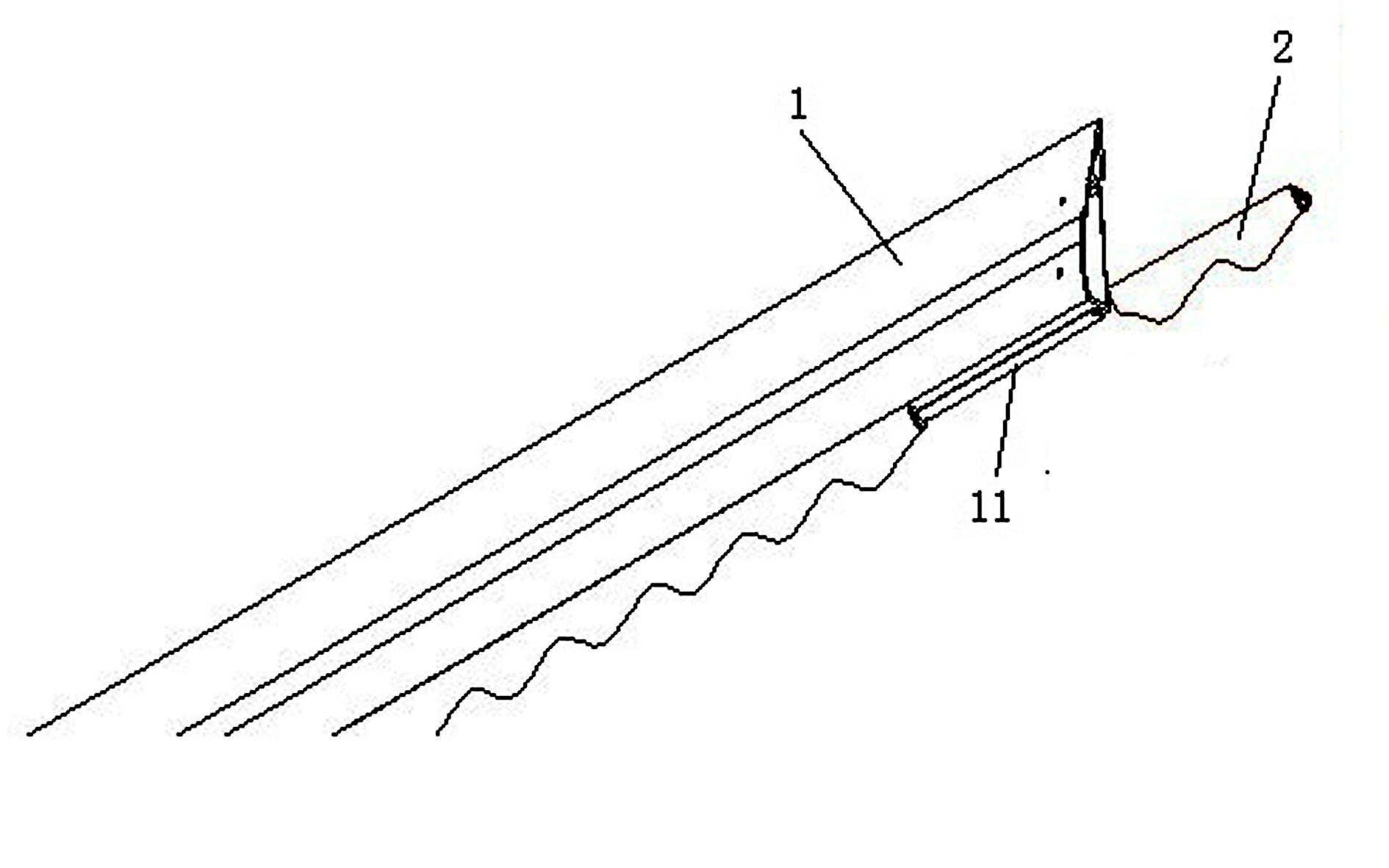 Fan blade for industrial fan