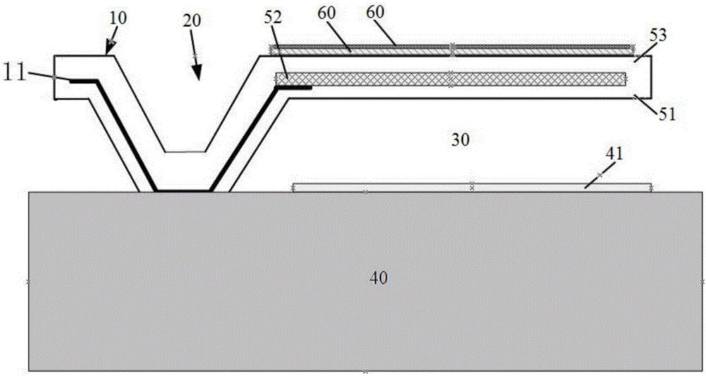 Uncooled infrared detector and manufacture method therefor