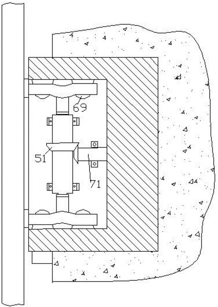 Mounting assembly of wall-mounted liquid crystal display television