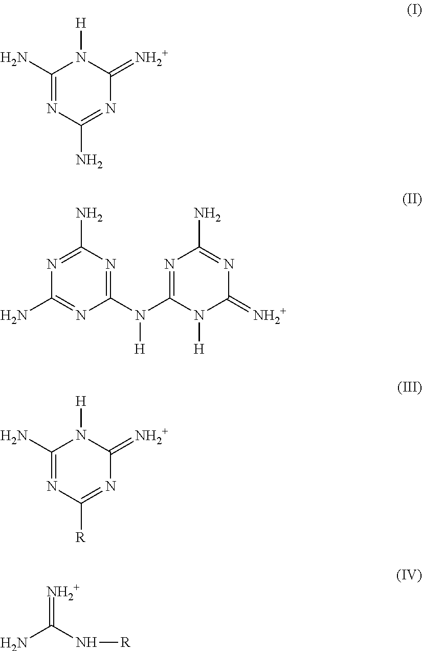 Azine metal phosphates as flame-retardant materials