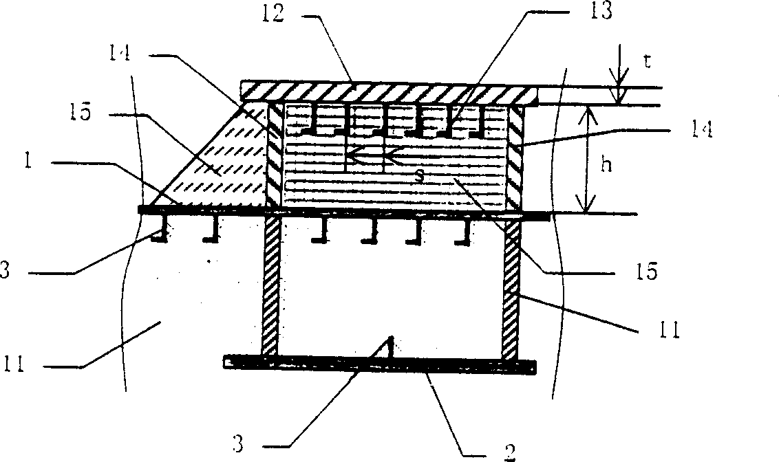 Reinforcnig device for ship hatch cover