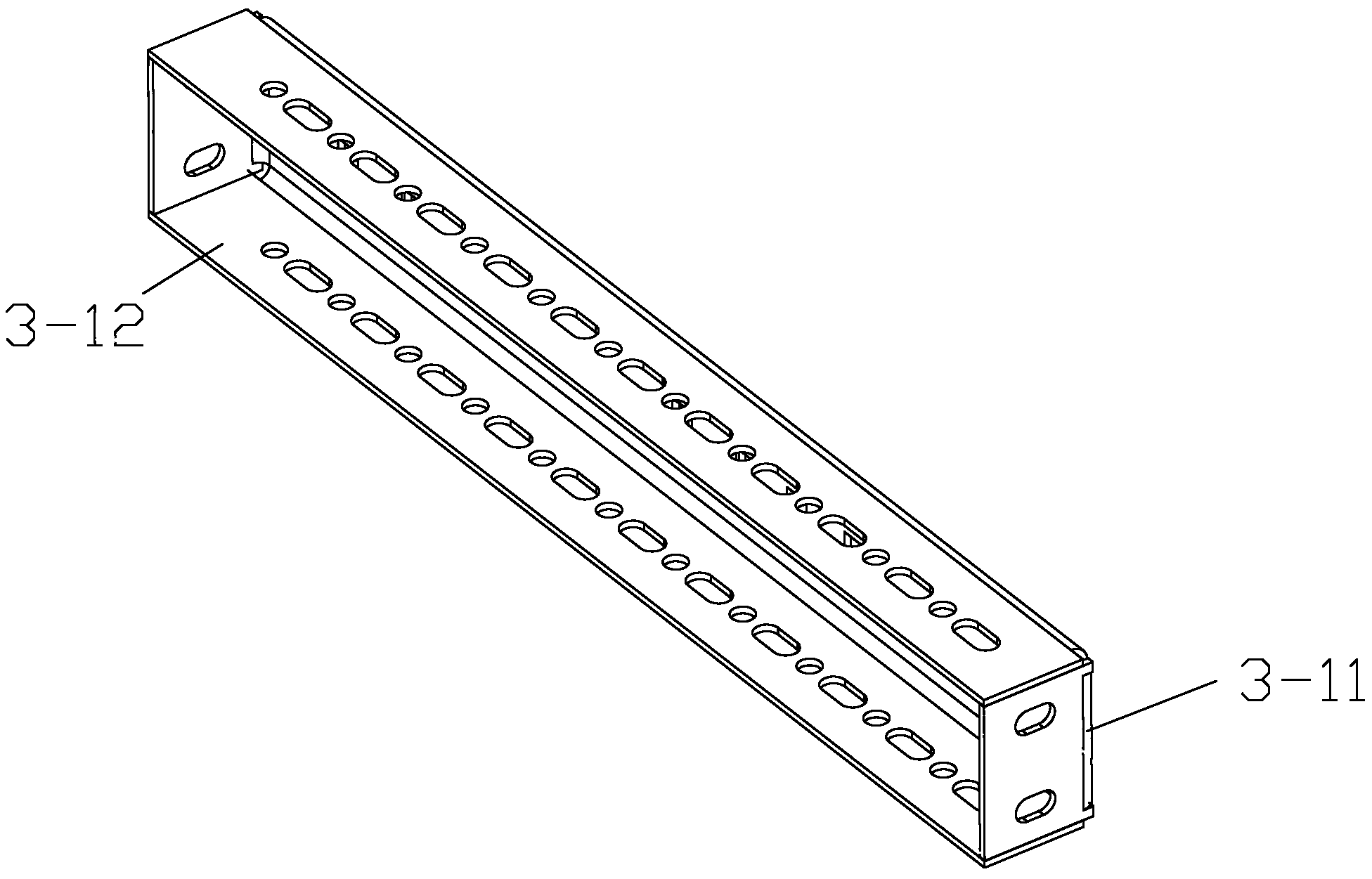 Electrical cabinet frame for railway vehicle passenger room