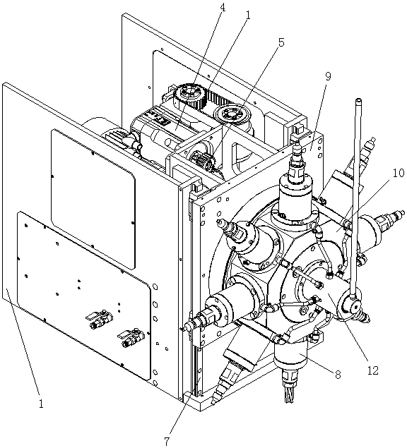 Hole punching machine and hole punching method